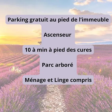 Апартаменты L'ecrin - Clim-parking-loggias-cure Thermale Греу-ле-Бэн